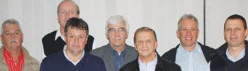 SAFPA council members seen at the AGM. From left: Paul Tift, Willem Gijzelaar (back), Russell Gill, Fritz Kern, Walter Zimmerman, Manny Viera, Norman Hall.